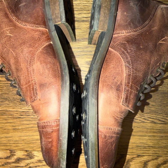 Rhodes Dean Brown Leather Boots for Men, Booty Style Size 8.5 - Picture 4 of 6